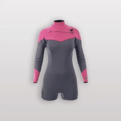 חליפת גלישה חצי ארוכה לנשים Fire Sunset Freezip 3\2