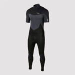 חליפת גלישה לגברים Fusion Freezip 3/2 שרוולים קצרים