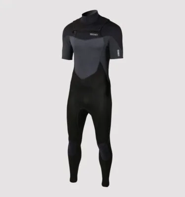 חליפת גלישה לגברים Fusion Freezip 3/2 שרוולים קצרים