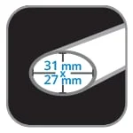 31-27 MM - משוט לסאפ קרבון
