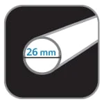 26 MM - משוט לסאפ קרבון