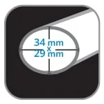 34-29 MM - משוט לסאפ קרבון