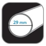 29 MM - משוט לסאפ קרבון