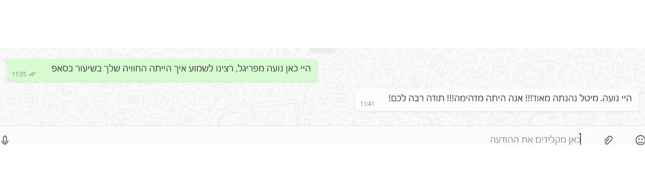 המלצה-2 קורס גלישת סאפ