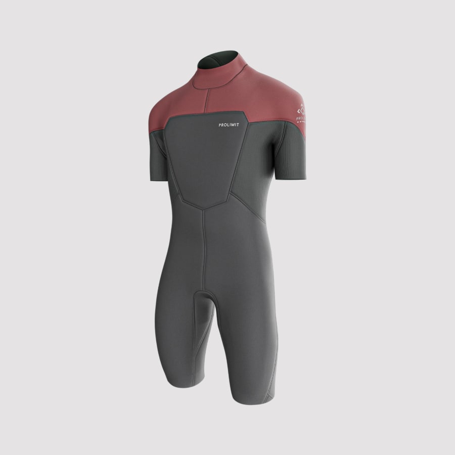 חליפהshortyvzipBurgandy