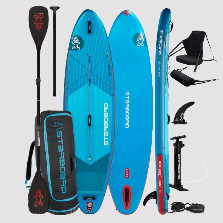 חבילת סאפ מתנפח Starboard iGo Deluxe Lite 12'0X33"X6" – תמונה 2
