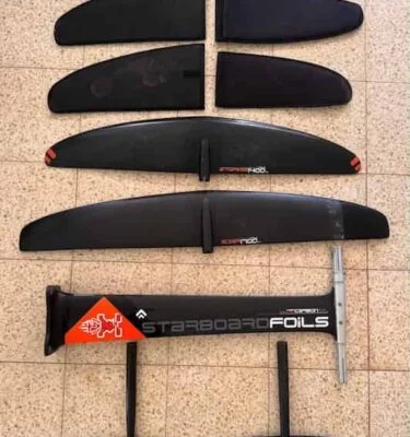 סט פויל משומש Starboard Foil E-Type 1400 & Glider 1700 , QLII