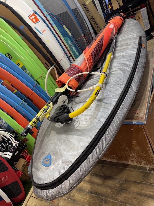 סט קטמפלט גלשן ומפרש רוח יד 2 Starboard Go 155, Gaastra Hybrid 5.2